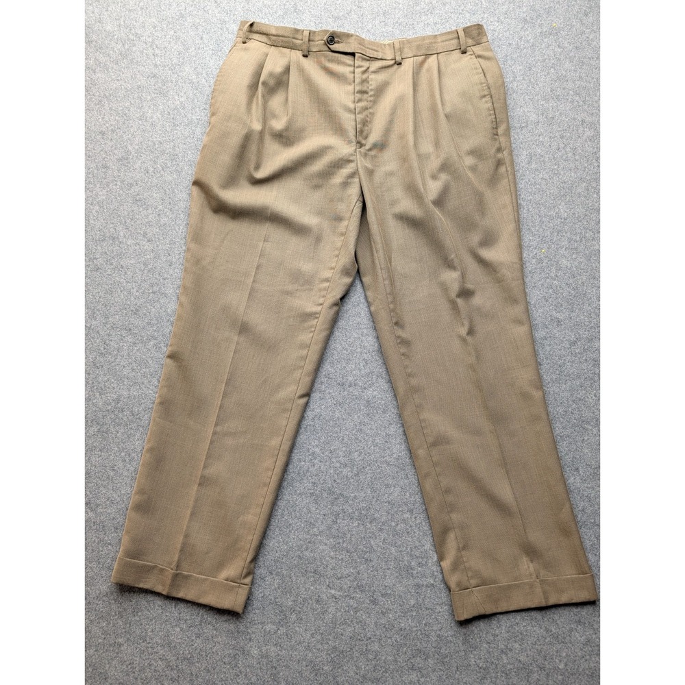 Lauren Ralph Lauren Men's Dress Pants 38-30 Brown Washable Pants